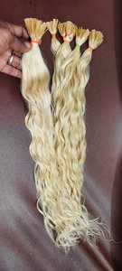 ผมบลอนด์จริงของมนุษย์เคล็ดลับแบนสีบลอนด์อ่อน613สี - Product Image 4