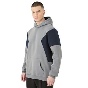 Directo de fábrica Sudaderas con capucha para hombre Tallas grandes Ajuste regular Nuevo panel Cómodo 100% Algodón Otoño Ecológico al por mayor - Product Image 6