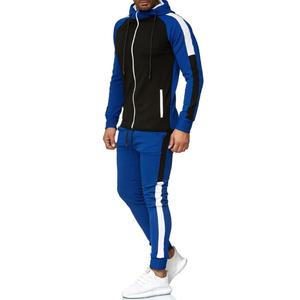 Mentracksuits ชุดออกกำลังกายผ้าฝ้ายหนาสำหรับผู้ชาย, ชุดวอร์มลำลองปรับแต่งโลโก้พร้อมฮู้ดและชุดวอร์มสำหรับผู้ชาย - Product Image 2