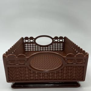 Eco-friendly Plastic <b>Storage</b> Basket Cosmetic <b>Box</b> Custom Design for Kitchenware Daily Necessities <b>Large</b> Quantity Export Vietnam - Product Image 2