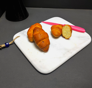 Tabla de cortar de madera blanca hecha a mano de lujo forma rectangular alta calidad no tóxica 1,5 cm de espesor uso en la cocina - Product Image 1