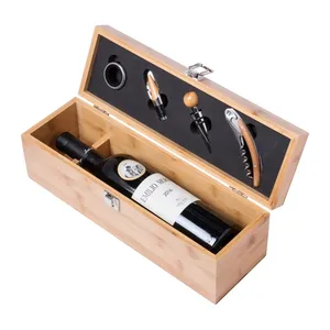 Corsica Personalized Bamboo Wine <b>Set</b> <b>Beverage</b> <b>Serving</b> <b>Sets</b> - Product Image 6