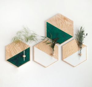 Colgante de pared de madera con patrón elegante hecho a mano por artesanos expertos para agregar un ambiente étnico auténtico a la decoración del hogar - Product Image 2