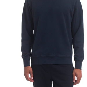 Sudadera de cuello redondo de algodón 100% personalizada para hombre, sudadera de manga larga, jersey de lana de invierno sólido, sudaderas con capucha y logotipo bordado - Product Image 5