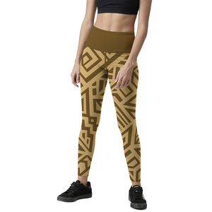 เลกกิ้งผู้หญิงน้ำหนักเบาระบายอากาศได้ดีพร้อมการพิมพ์ซับลิเมชันแบบกำหนดเองและโลโก้ตามสั่ง - Product Image 6