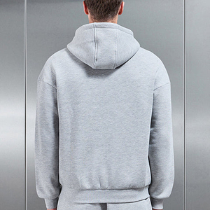 เสื้อแจ็คเก็ตผู้ชาย ชุดลำลอง ชุดกีฬา เสื้อฮู้ดซิปเต็มตัว พร้อมกางเกงขายาว ผ้าผสมฝ้าย ชุดออกกำลังกาย สตรีทแวร์ - Product Image 6