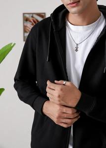 Conjunto de Sudadera con Capucha y Pantalones Deportivos Personalizados, Gruesos, Lisos, con Cremallera, para Hombre y Mujer, OEM ODM - Product Image 5