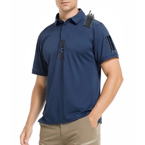 Grossistes grande taille Chemise polo de golf uni surdimensionné, décontracté, doux, logo personnalisé de haute qualité Chemises polo en polyester recyclé - Product Image 5