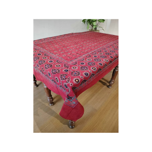 Trendy Private Branded 100% Cotton Embroidered Geometric 60x120 Lightweight Handmade GOTS Certified <b>Table</b> <b>Cloth</b> MOQ Friendly - Product Image 4