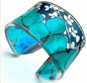 UNIQUE Fine Jewelry Fine Bracelets Bracelets Fine Chain & Link Bracelets Acrylique Resin Flower Bangle Bracelet Bijoux pour - Product Image 3