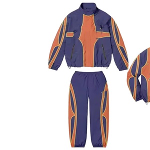 <b>Tracksuit</b> Hooded Casual Solid Windbreaker <b>Tracksuit</b> Full Length Lightweight Quick Dry Summer Nylon Unisex Custom <b>Tracksuit</b> 2026 - Product Image 1