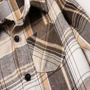 Chemise en flanelle pour homme entièrement personnalisée, style parfait, vente chaude, prix raisonnable, meilleurs designs, chemise en flanelle pour homme légère - Product Image 5