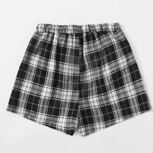 Short décontracté respirant taille moyenne pour femme avec tissu extensible confortable Short d'été en coton/polyester doux au toucher - Product Image 2