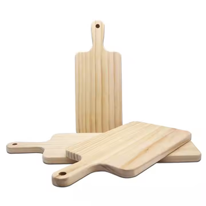 Planche à découper en bois épais avec poignée Planche de charcuterie en bois Double face servant des blocs à découper pour la viande par glowin fashion - Product Image 6