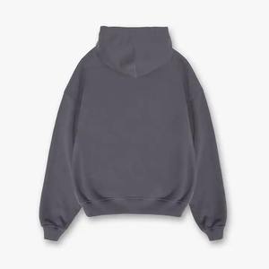 Newest Design High Quality Heavy Weight Custom Drop Shoulder <b>Plain</b> <b>Hoodie</b> Men's With Acid Wash Hoodies - Product Image 6