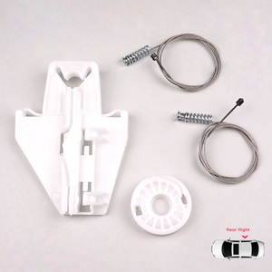 ชุดซ่อมมอเตอร์กระจกไฟฟ้า BWR641 สำหรับประตูหลังขวา รถยนต์ Fabia MK1 ปี 1999-2008 แบบ 4/5 ประตู และ Praktik Van รุ่น 6Y0839462 - Product Image 1