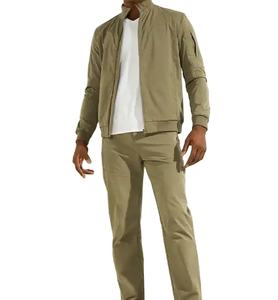 Survêtement en nylon personnalisé en gros, coupe-vent unisexe en nylon/polyester, ensemble de survêtement en polyester - Product Image 1