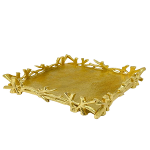 Plateau en métal de créateur Forme et taille personnalisées en aluminium vintage Plateau de service en métal de formes personnalisées - Product Image 2