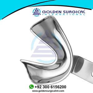 Bandeja de Impresión Dental Mediana, para Prótesis Completa, Inferior, Bandejas de Impresión Sólidas Autoclavables |   Instrumentos Profesionales - Product Image 3