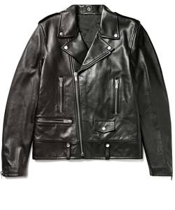 Veste en cuir de style motard faite à la main pour hommes pour l'hiver, chaude et coupe-vent - Product Image 2