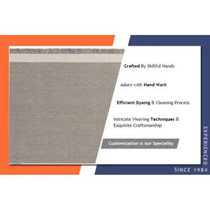 Gran oferta, juego de alfombras tejidas de algodón plegables con estilo, alfombras de tejido plano lavables hechas a máquina para dormitorio, sala de estar, hogar - Product Image 6