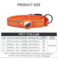 Collier de suivi intelligent pour animaux de compagnie OEM compatible avec Apple Find My et Android Find Hub, étanche, anti-perte, localisateur GPS pour chien et chat