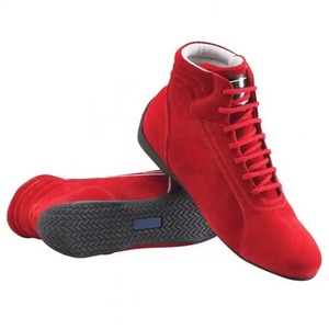 Botas de carreras de Motocross para hombre, botas de moto de carreras de cuero genuino impermeables para hombre - Product Image 1