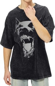 T <b>Shirts</b> Oversized Graphic Tees Vintage <b>Shirt</b> <b>Men</b> Baggy Y2K Cotton Acid Wash Streetwear Aesthetic Top T <b>Shirts</b> - Product Image 5