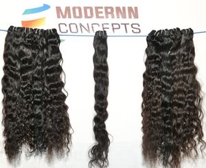 100% Wholesale Raw Unprocessed Virgin Vendor <b>Black</b> Wavy Bundles Temple Human Indian <b>Hair</b> <b>Extensions</b> - Product Image 5