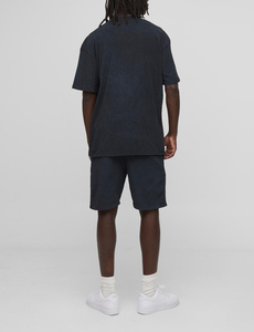 Ensemble de 2 t-shirts élégants pour hommes en coton à col ras du cou décontracté à manches courtes respirant 280 grammes en tissu à motif solide coupe régulière - Product Image 6