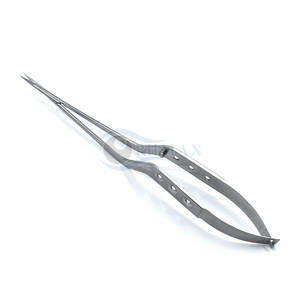 YASARGIL Micro bayoneta tijeras de precisión de acero inoxidable instrumento neuroquirúrgico Micro bayoneta tijeras punta fina herramienta quirúrgica - Product Image 3