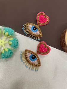 ผู้ผลิต ต่างหูปัก ผู้ส่งออก ผู้จัดจำหน่าย ต่างหูผู้หญิง เครื่องประดับงานเทศกาล ราคาดีที่สุด ต่างหูประดับลูกปัด - Product Image 3