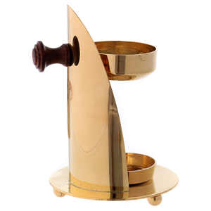 Dernier modèle de brûleur d'encens en laiton pur à forte valeur ajoutée Brûleur à huile et parfum d'air pour une prière parfaite et la relaxation - Product Image 3