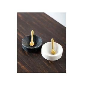 Salero de mármol antiguo 100% piedra blanca Real, pieza de alta calidad, diseño superior, cuenco de sal de mármol para venta al por mayor - Product Image 5