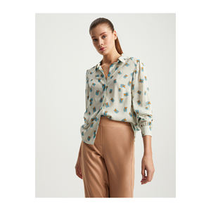 Blusa de Mujer BGN de Manga Larga con Diseño Elegante de Camisa, en Viscosa, Hecho en Turquía - Product Image 3