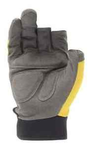 <b>Fingerless</b> Work <b>Gloves</b> Mechanic Style with Shock Grip Anti-Collision Features for Traffic Professionals - Product Image 2