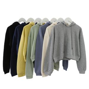 <b>Fleece</b> Fashion Girl Woman Women's Casual Long Sleeve Pullover <b>Hoodies</b> Crop Tops Sweatshirt Hoodie Crop Top <b>Hoodies</b> Sweatshirts - Product Image 1