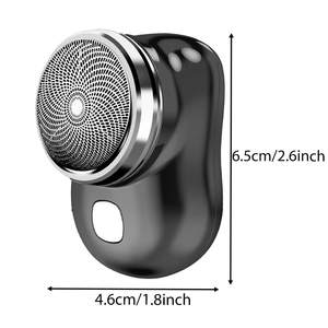 Afeitadora Eléctrica Portátil Mini para Hombre, Recargable por USB, Tamaño de Bolsillo para Cara y Barba, para Casa, Auto y Viajes - Product Image 2