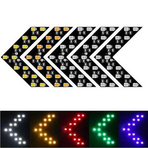 Panel de Luces LED para Automóvil, Acero Inoxidable, Espejo Retrovisor Exterior, Indicador de Señal de Giro, Luz de Visibilidad Mejorada, Accesorios LED - Product Image 2
