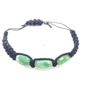 Bracelet Indian Green Aventurine Crystal Thread Bracelet Natural Gemstone Fashion Jewelry Men and Women Gift Energy Meditation - Product Image 5