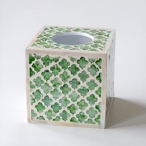 Cuisine salle à manger accessoires quotidiens nacre incrustation papier boîte de couverture nouveau design personnalisé MOP organisateur de mouchoirs - Product Image 2