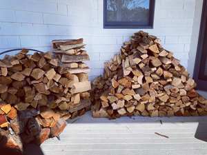 Bois de chauffage en bûches de 1 mètre, 45 % d'humidité, idéal pour la cuisine et le chauffage - Product Image 2