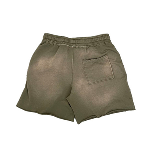 Short de lavage à l'acide confortable de couleur unie pour hommes Short de lavage à l'acide Offre Spéciale pour adultes - Product Image 3