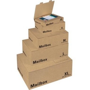 ColomPac Mailbox XL Versandkarton Inside Dimensions 46 X 17.5 X 33.5 cm Dimensions 46.5 X 19.4 X 34.9 cm Wellp Paper Media <b>Box</b> - Product Image 3