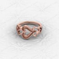 Beste Qualität Hochwertige 925 Sterling Silber 5-Herz Halbmontage Fassung Winzige Form Muttermilch Andenken Damenschmuck