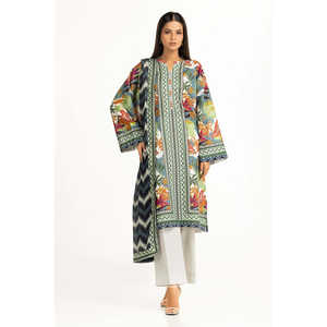 ชุดลำลองลายโบโฮสำหรับผู้หญิง 3 ชิ้น สีขาวและสีเทา ระบายอากาศได้ดี เหมาะสำหรับฤดูร้อน - Product Image 3