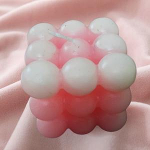 <b>Aesthetic</b> Bubble Soy Wax <b>Candle</b> Natural Scented Home Decor <b>Candle</b> in Custom Colors - Product Image 5