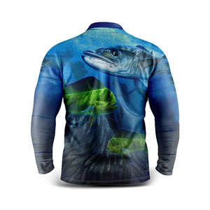 Vente en gros de maillots de pêche de qualité professionnelle avec sublimation shorts à manches longues confortables et bon marché vêtements de sport respirants à séchage rapide - Product Image 5