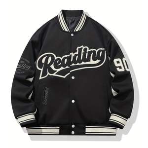 Vente en gros personnalisée de vestes d'université pour hommes et femmes Vestes Letterman Vestes de baseball personnalisées pour adultes et jeunes Blouson bombardier universitaire pour hommes Letterman - Product Image 2