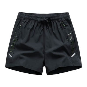 High Quality Gym <b>Shorts</b> with Pattern <b>Decoration</b> Elastic Waist Closure Made in Pakistan Low Price Men Gym <b>Shorts</b> - Product Image 1